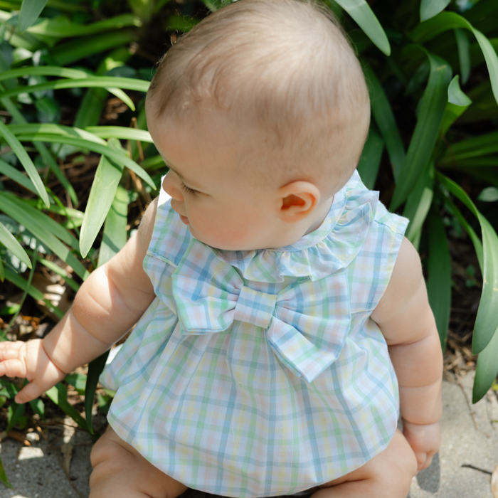 Harlow Plaid - Girls Bubble Short