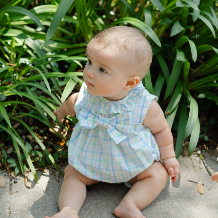 Harlow Plaid - Girls Bubble Short