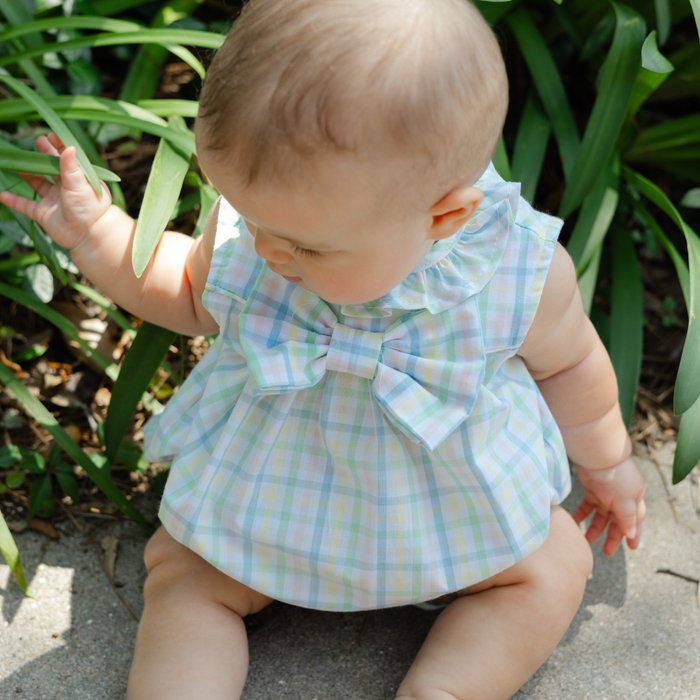 Harlow Plaid - Girls Bubble Short