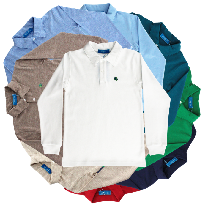 Harry Long Sleeve Polo - Red