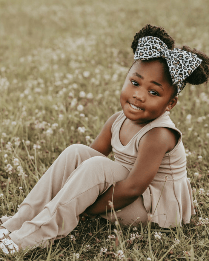 Hattie Peplum Top Two-Piece Wide Leg Set - Oatmilk product_type - Bailey's Blossoms
