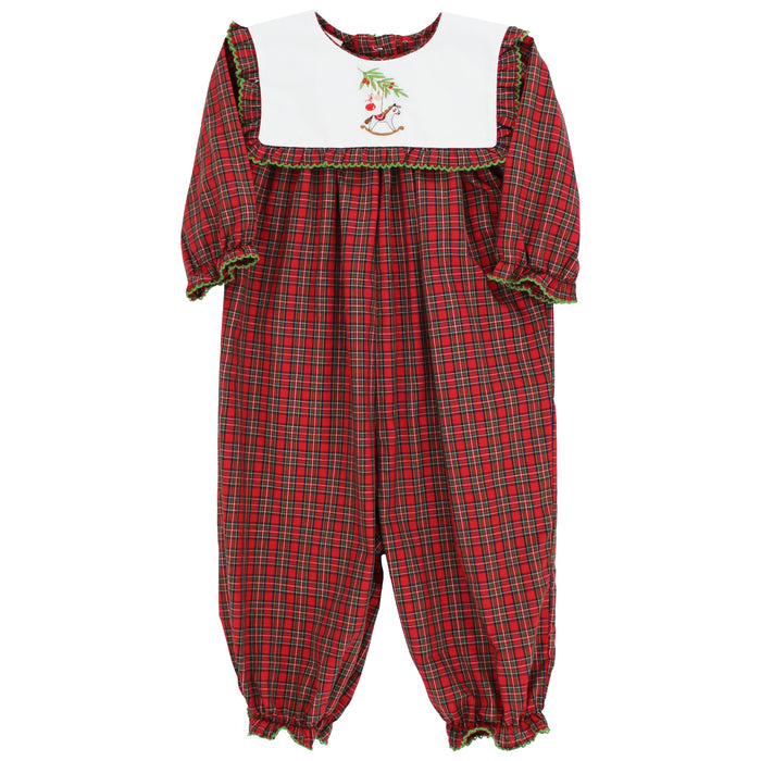 Holiday Rocking Horse - Girls Bubble Long