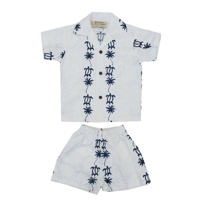 Honu Panel Boys Cabana Set