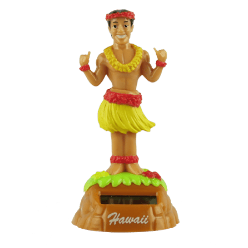 Hula  Shaka Kane- Solar Hula Doll