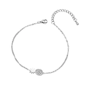 Human Design Pineapple Bracelet Silver