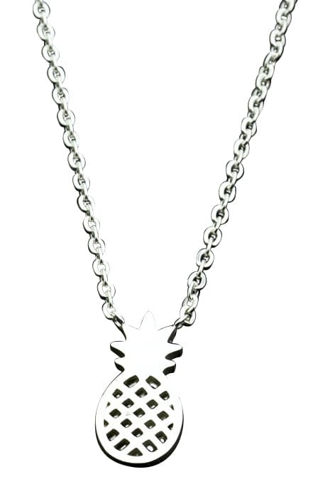 Human Design Pineapple Necklace Silver