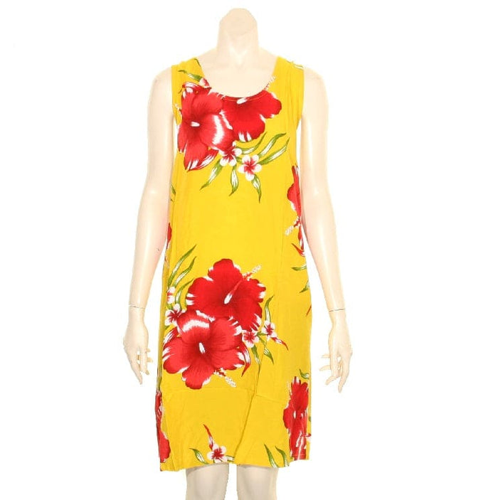 Island Tye Dye Tank Dress(110440) ~ Yellow 2