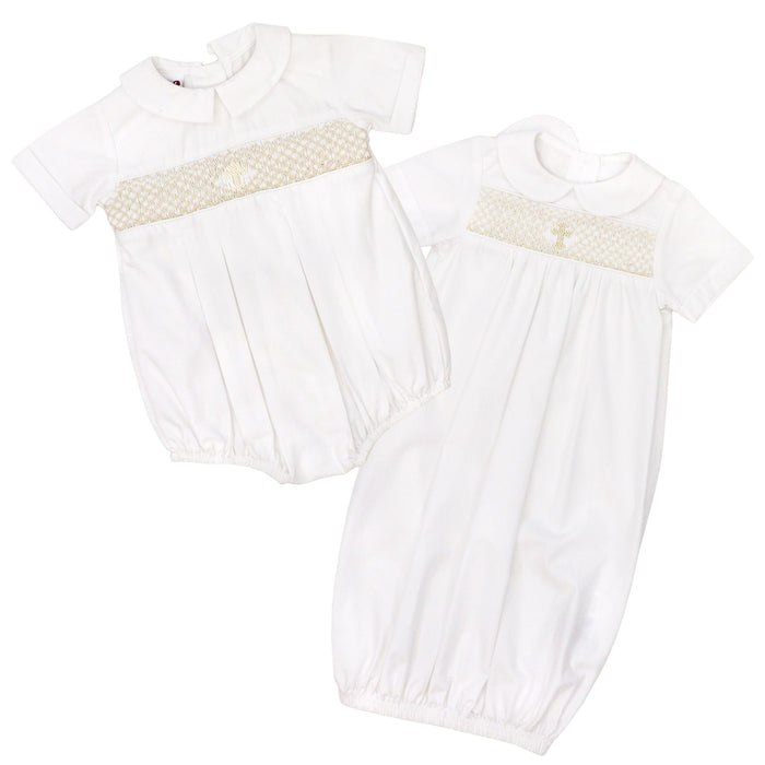Ivory Christening - Dressy Bubble Short
