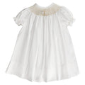 Ivory Christening - Short Sleeve Bishop
