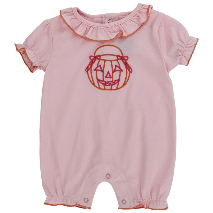 Jack-O-Lantern - Girls Short Romper