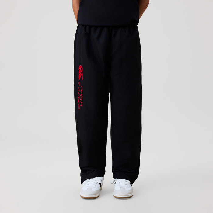 Junior Open Hem Stadium Pant Black