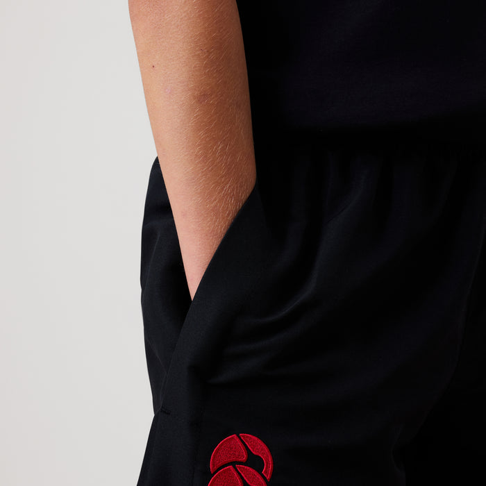 Junior Open Hem Stadium Pant Black