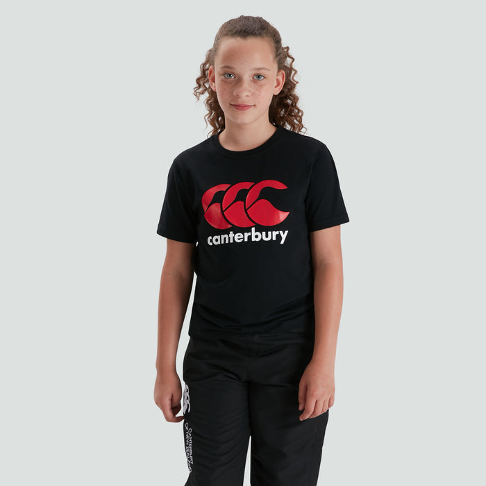 Junior Unisex CCC Logo Tee Black