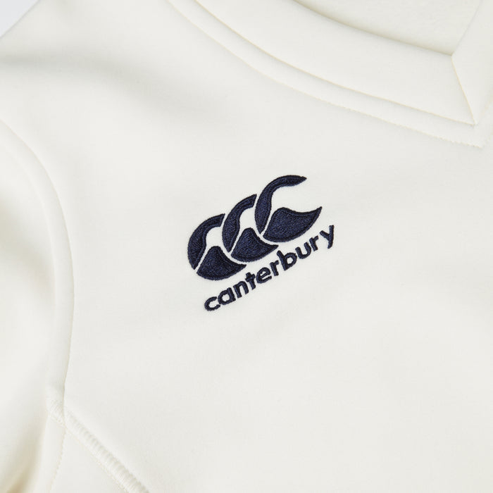 Junior Unisex Classic Long Sleeve Cricket Jumper White