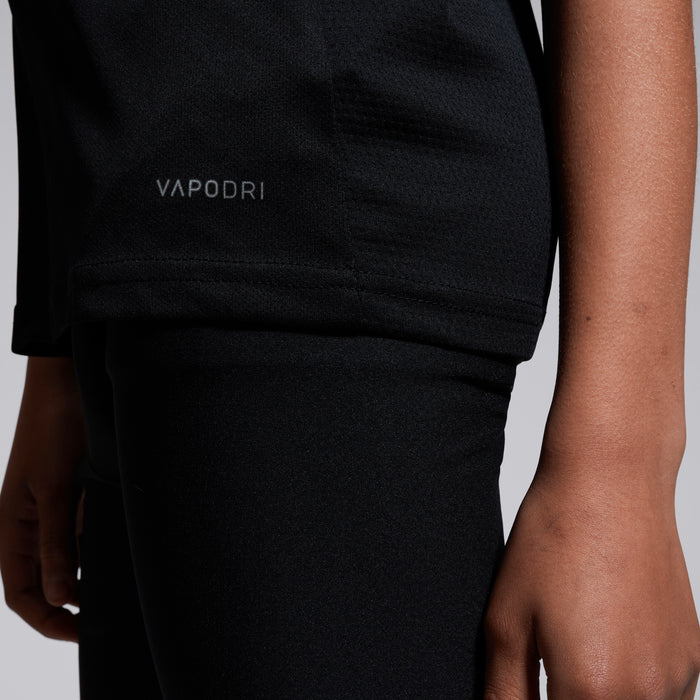 Junior Unisex Club Dry Polo Shirt Black