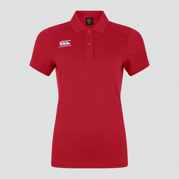 Junior Unisex Club Dry Polo Shirt Red