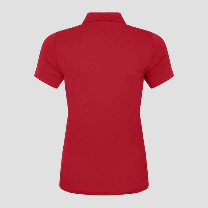 Junior Unisex Club Dry Polo Shirt Red