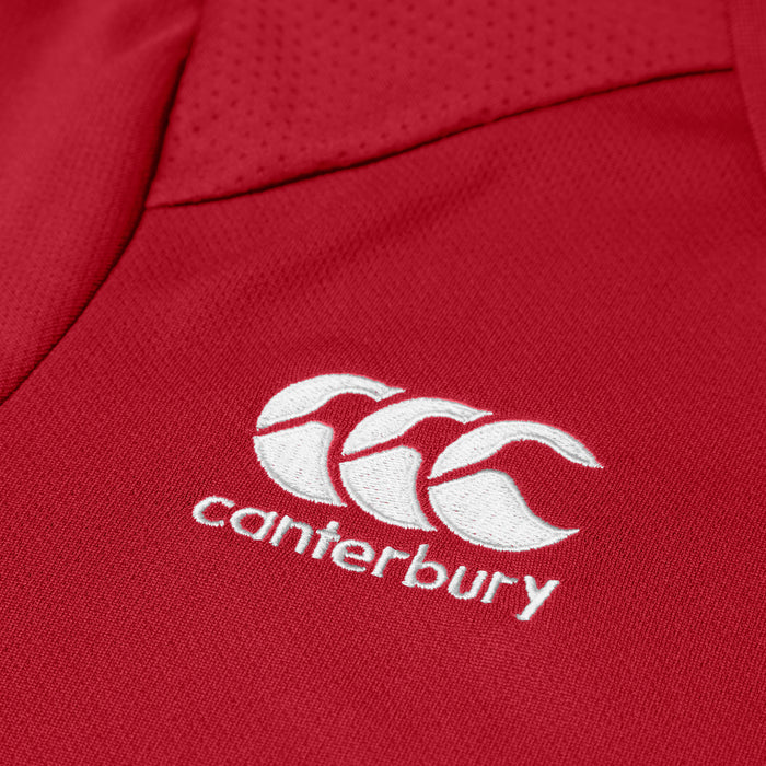 Junior Unisex Club Dry Polo Shirt Red