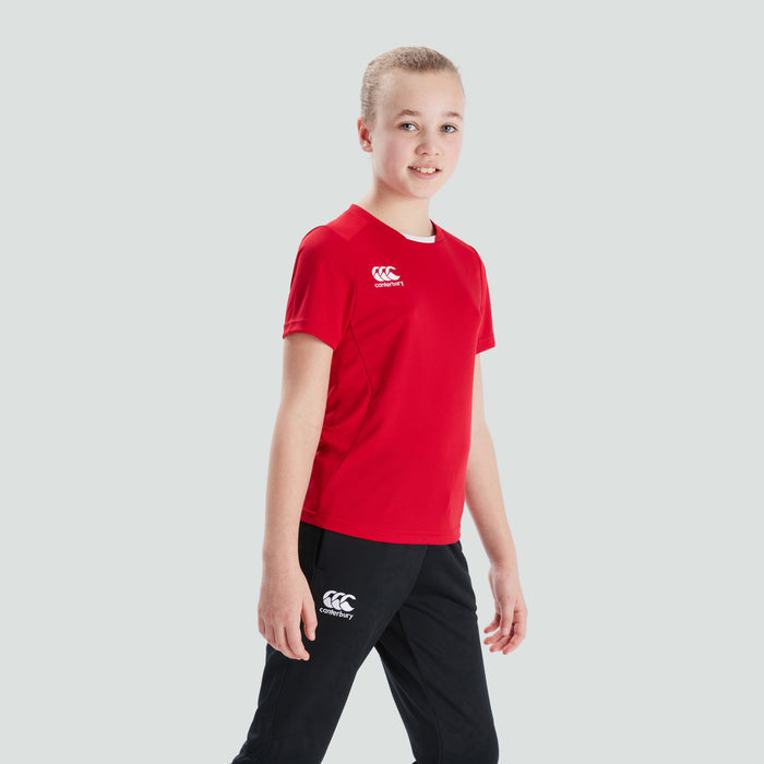 Junior Unisex Club Dry Tee Red