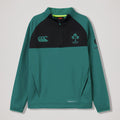 Junior Unisex Ireland 1/4 Zip Training Top Green