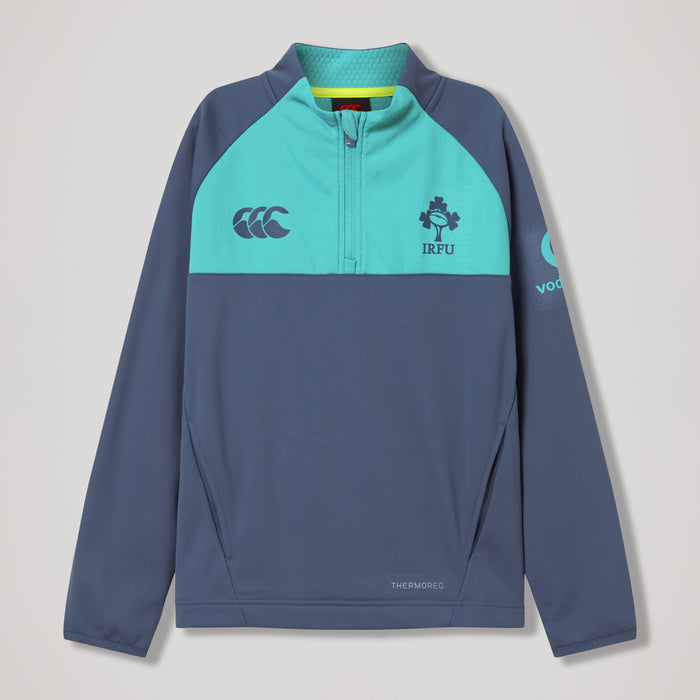 Junior Unisex Ireland 1/4 Zip Training Top Grey