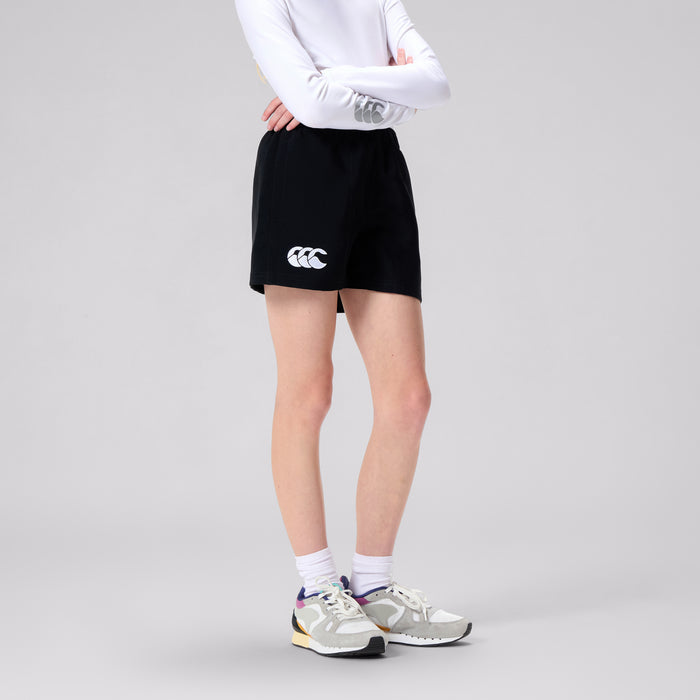 Junior Unisex Players Drill Short Black