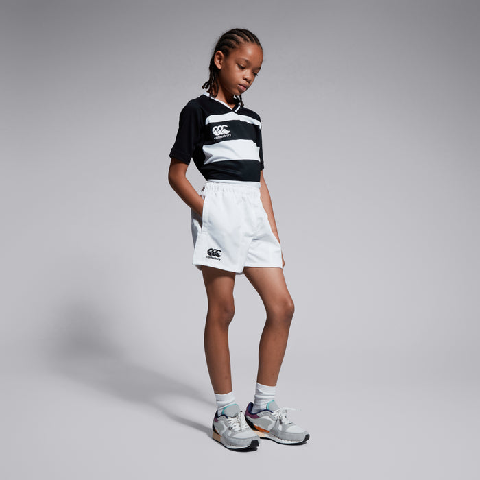 Junior Unisex Professional Polyester Short White