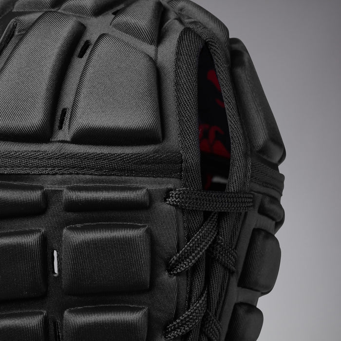 Junior Unisex Raze Headguard Black/Red