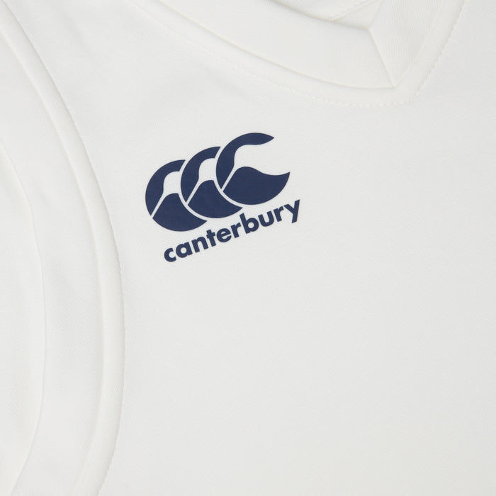 Junior Unisex Sleeveless Cricket Overshirt Cream