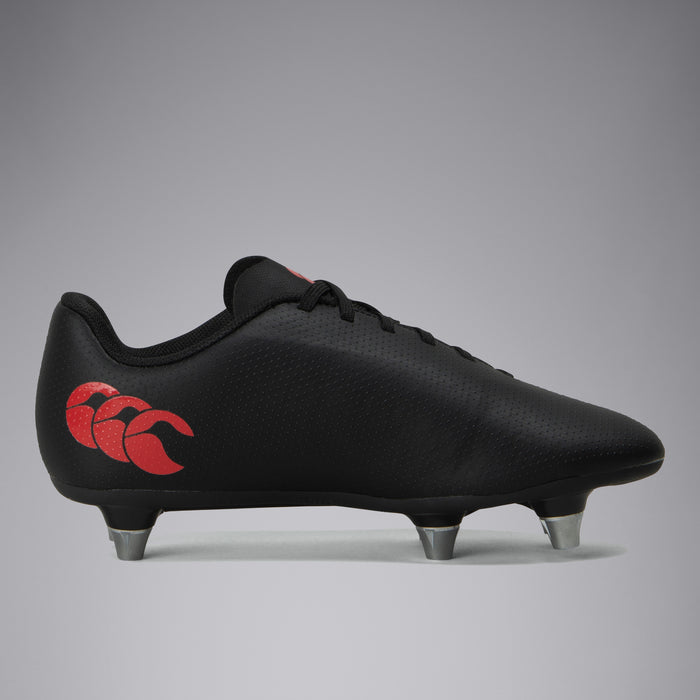Junior Unisex Speed Razenior Soft Ground Boots Black/White