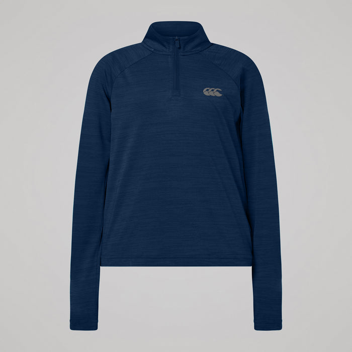 Junior Unisex Tempo+ 1/4 Zip Training Top Navy