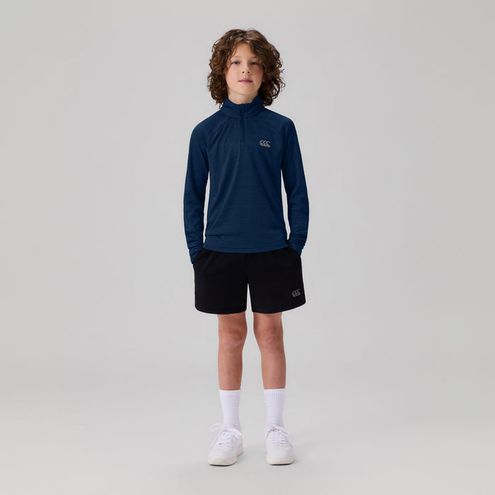 Junior Unisex Tempo+ 1/4 Zip Training Top Navy