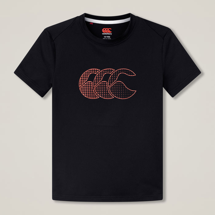 Junior Unisex Tempo+ Tee Black