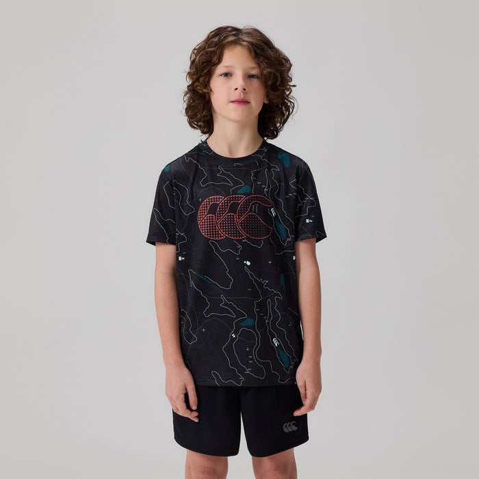 Junior Unisex Tempo+ Tee Black