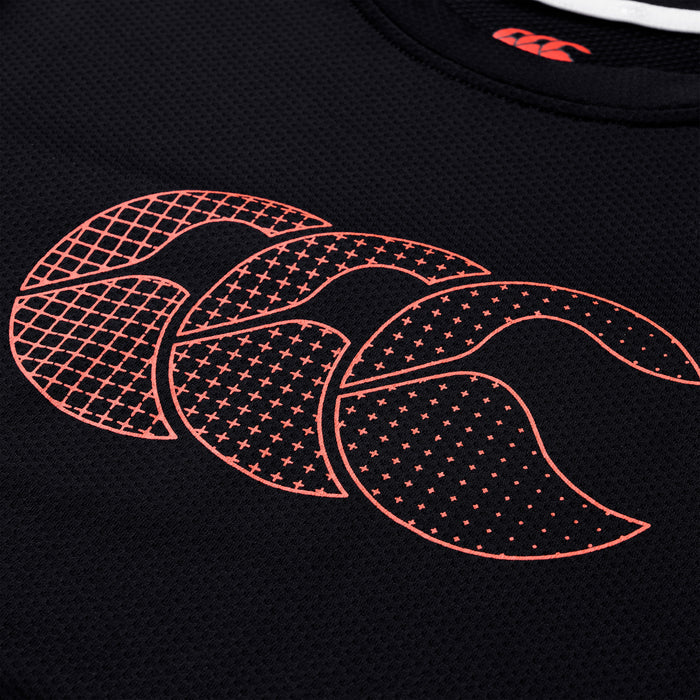 Junior Unisex Tempo+ Tee Black