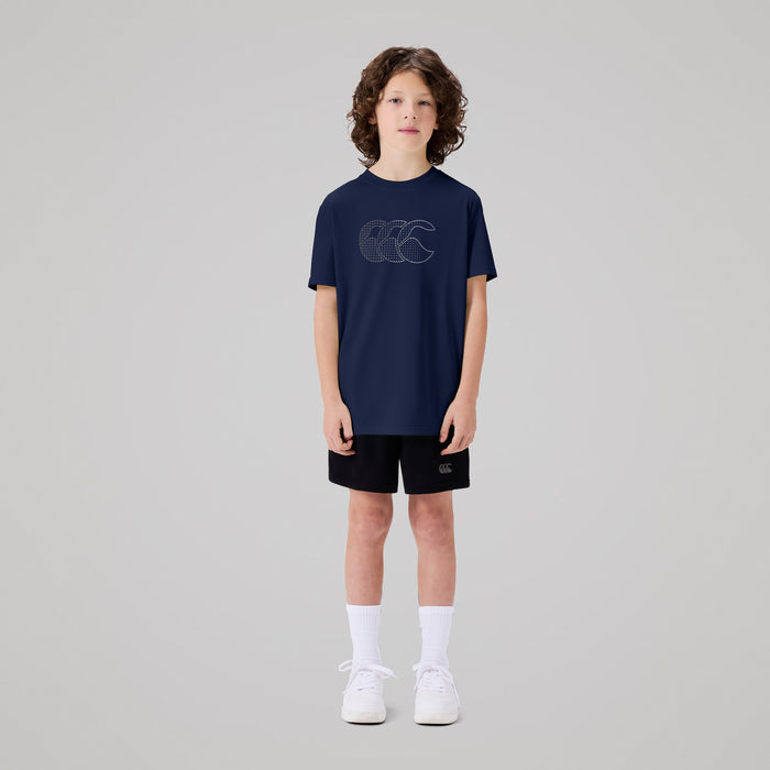 Junior Unisex Tempo+ Tee Navy