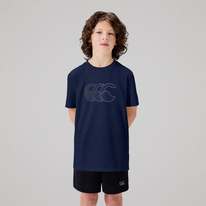 Junior Unisex Tempo+ Tee Navy