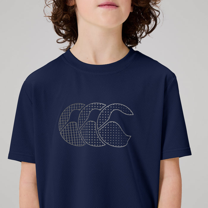 Junior Unisex Tempo+ Tee Navy