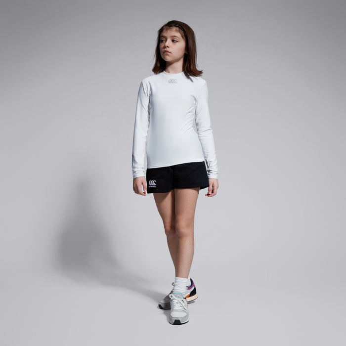 Junior Unisex Thermoreg Long Sleeved Top White