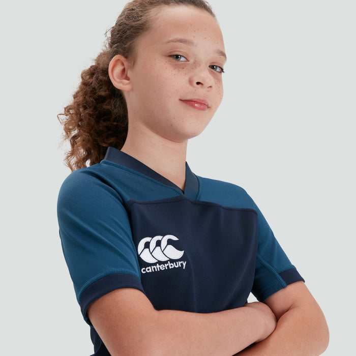 Junior Unisex Vapodri Evader Jersey Navy