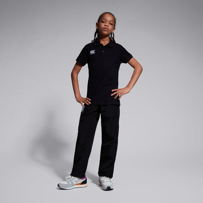 Junior Unisex Waimak Polo Shirt Black