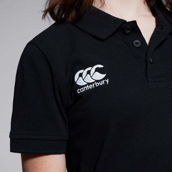 Junior Unisex Waimak Polo Shirt Black