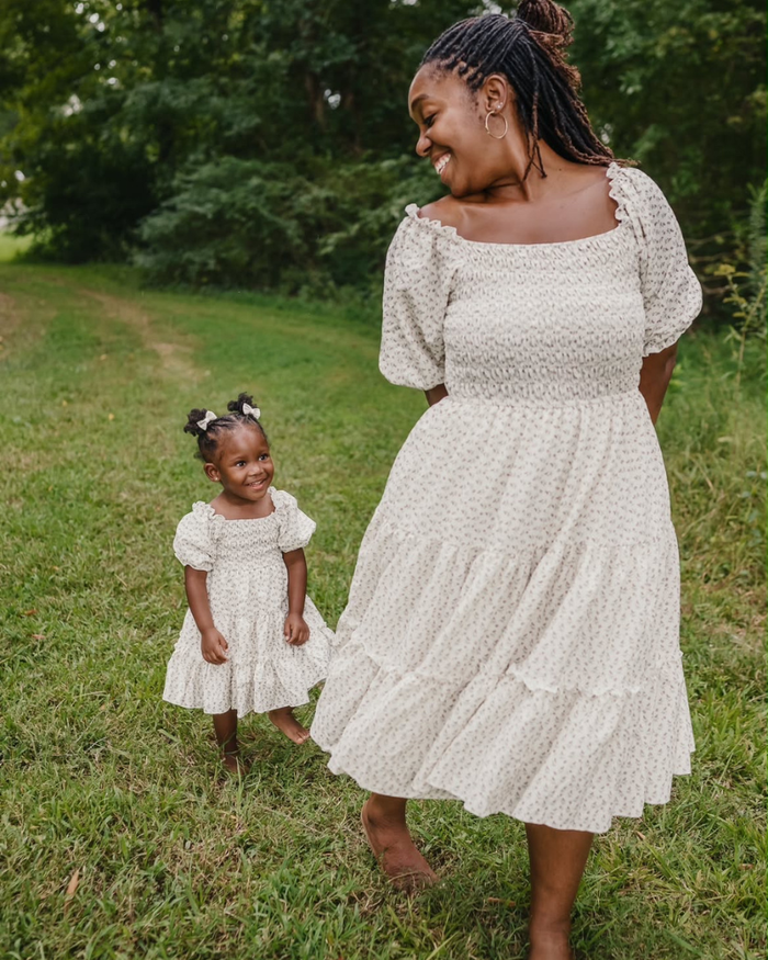 Katherine Dress - Fawn Floral