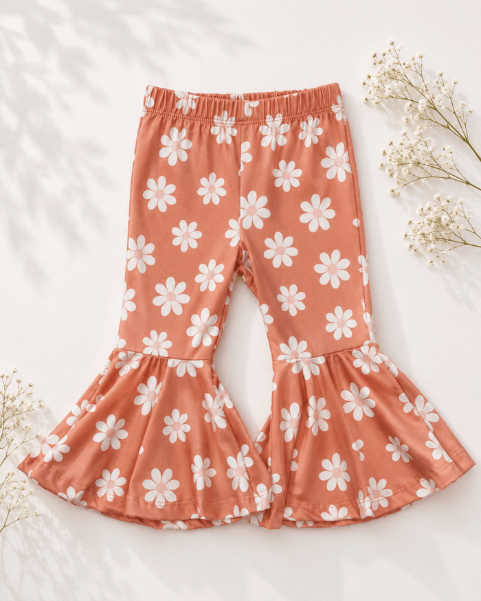 Keely Exaggerated Bell Bottoms - Peach Blossom product_type - Bailey's Blossoms