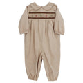 Khaki Cord Geometric - Dressy Bubble Long