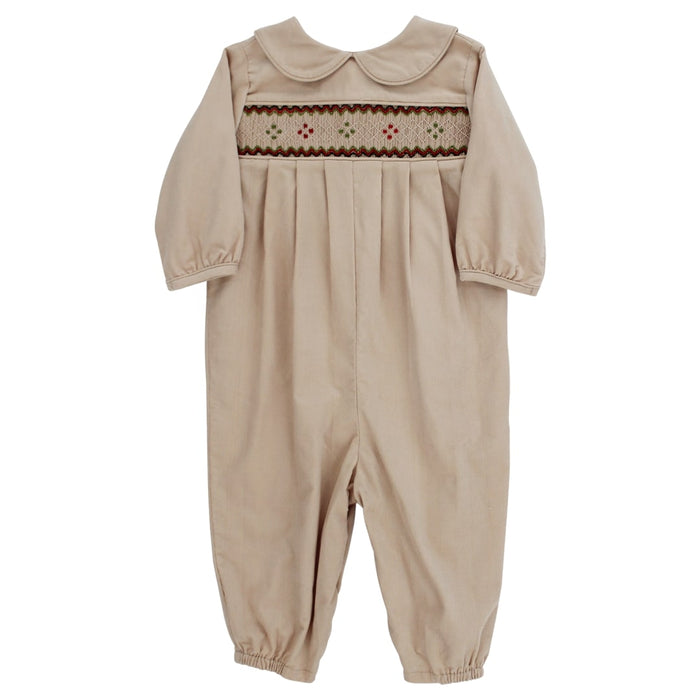 Khaki Cord Geometric - Dressy Bubble Long