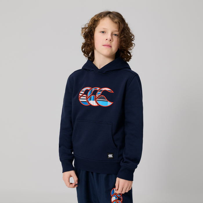 Kids Uglies Logo Hoodie Navy