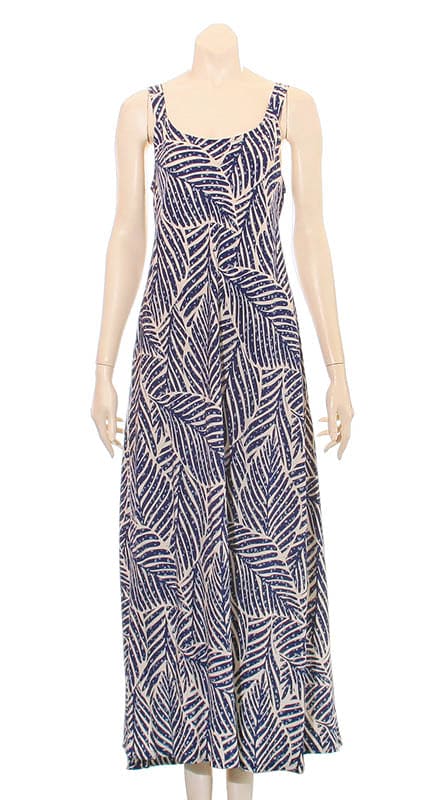 Kiko Leaf Long Strap Dress