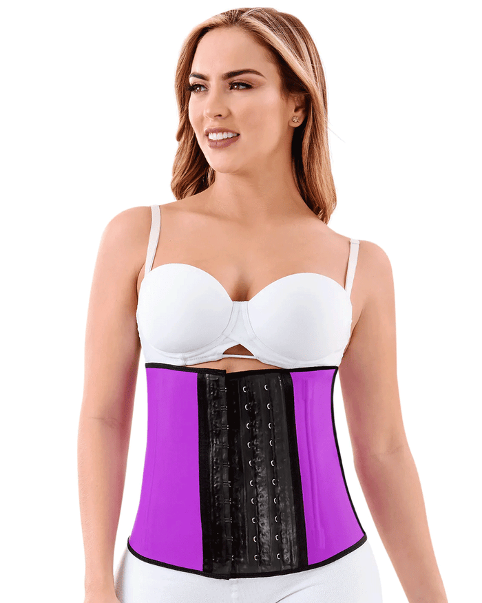 Laty Rose Latex Waist Trainer Cincher 3 Rows Of Hooks