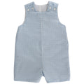 Light Blue Check - John John Short with Tabs